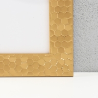 Фоторамка пластик "МИРАМ" 40х60 см, 651618 золото (пластиковый экран)