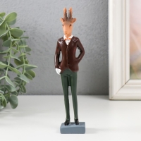 Сувенир полистоун "Козёл в костюме" Сувенир полистоун "Козёл в костюме"