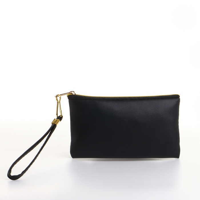 Кошелёк женский на молнии, цвет чёрный Кошелёк женский на молнии, цвет чёрный