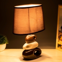 Светильник "Желание" коричнево- белый 1x25W E14 12,5x19,5x31 см RISALUX Светильник "Желание" коричнево- белый 1x25W E14 12,5x19,5x31 см RISALUX