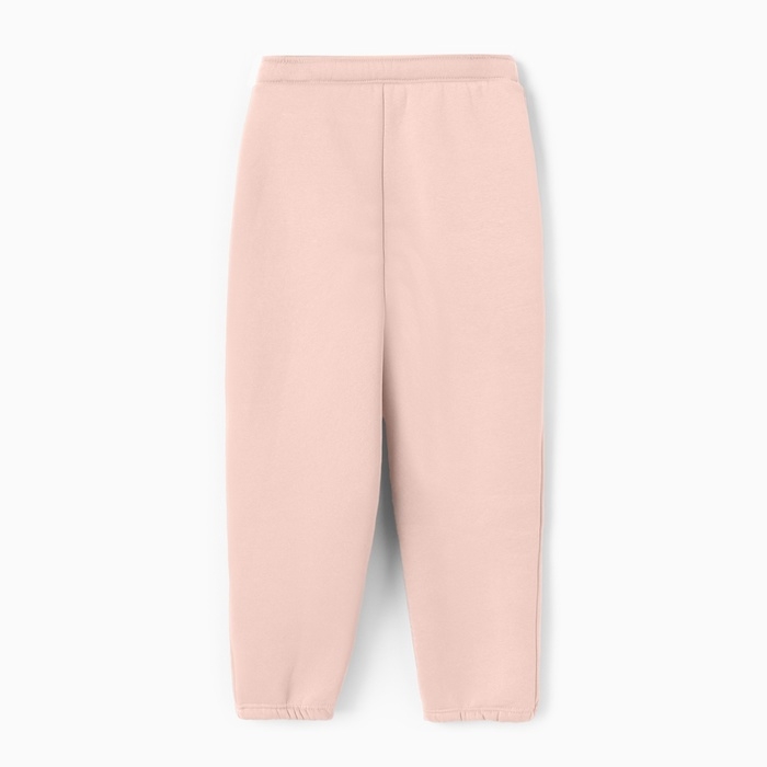 Брюки детские MINAKU: Exclusive print, цвет пудровый, Oversize рост 104 см