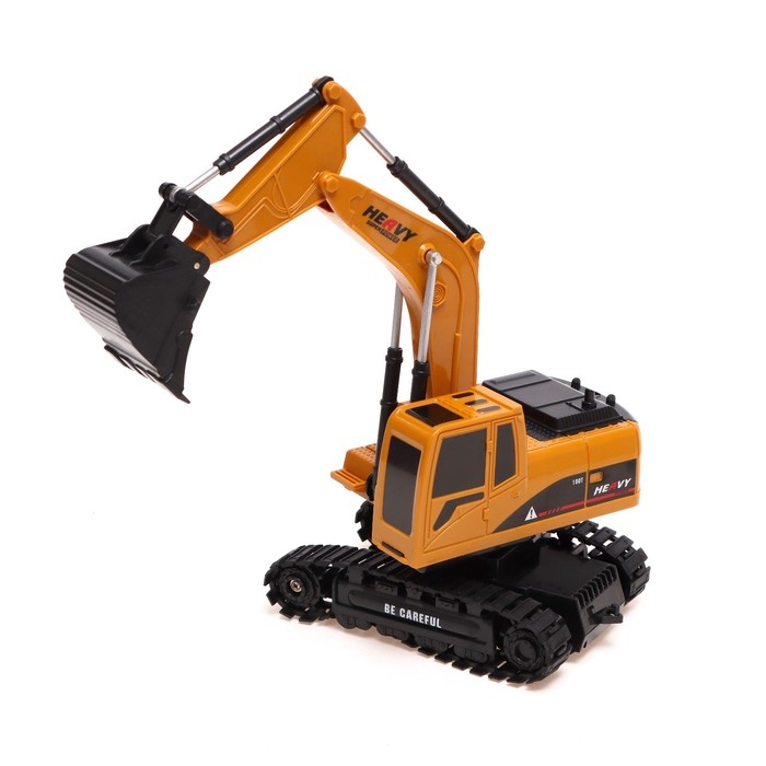 Экскаватор радиоуправляемый &laquo;Стройтехника&raquo;, подвижный ковш, работает от аккумулятора