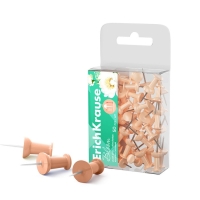 Кнопки силовые ErichKrause "Pastel Bloom", 50 штук, персиковые, в пэт-боксе Кнопки силовые ErichKrause "Pastel Bloom", 50 штук, персиковые, в пэт-боксе