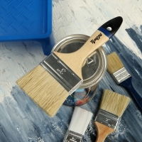 Кисть плоская ТУНДРА, натуральная щетина, деревянная рукоятка, 3", 75 мм Кисть плоская ТУНДРА, натуральная щетина, деревянная рукоятка, 3", 75 мм