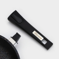 Сковорода &laquo;Гранит Star&raquo; Induction Pro, d=26 см, съёмная ручка, индукция, тёмно-синий