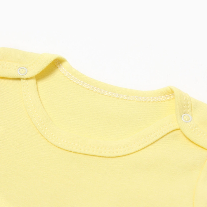 Боди детский, цвет жёлтый, рост 62 см