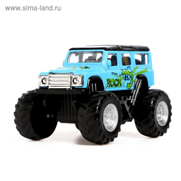 Машина металлическая &laquo;Биг-фут&raquo;, инерционная, МИКС