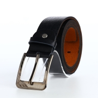 Ремень мужской, ширина 3,5 см, винт, пряжка металл, цвет чёрный Ремень мужской, ширина 3,5 см, винт, пряжка металл, цвет чёрный