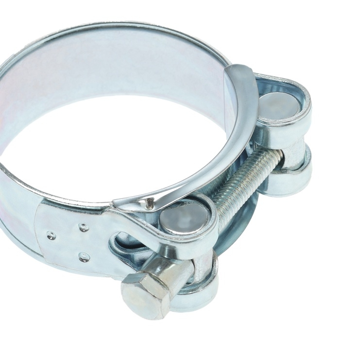 Хомут силовой ZEIN engr, диаметр 48-51 мм, ширина 22 мм, оцинкованный