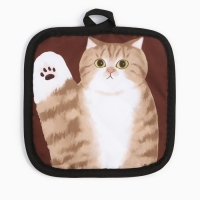 Прихватка Доляна Котики "Муся" 17*17 см 100% п/э Прихватка Доляна Котики "Муся" 17*17 см 100% п/э