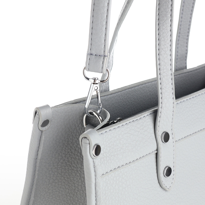 Сумка женская на молнии, TEXTURA, средний размер, цвет серый Сумка женская на молнии, TEXTURA, средний размер, цвет серый