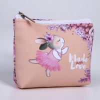 Кошелёк детский &laquo;Зайчик в юбочке&raquo;, 11х8,5х2 см