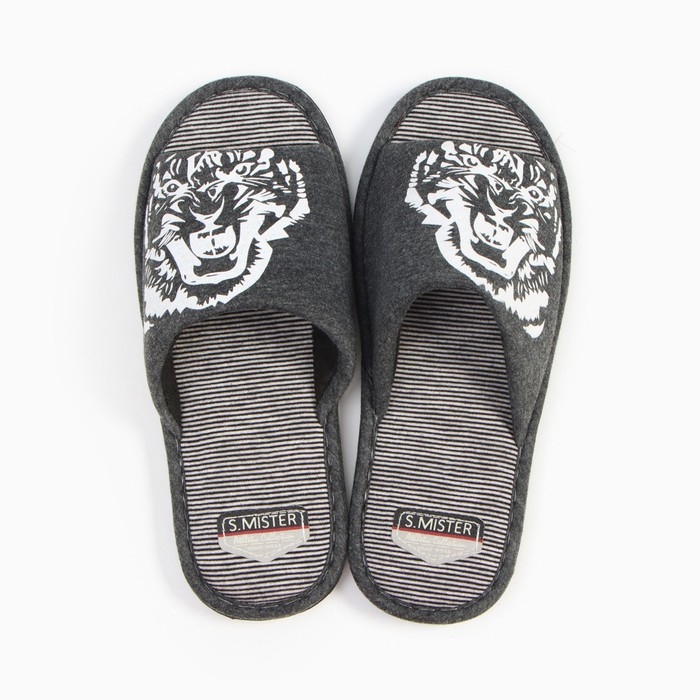 Тапочки мужские открытые, размер 40/41