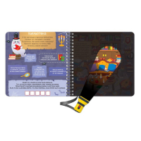 Секретная книга с фонариком &laquo;Посвети и найди. Сокровища замка&raquo;