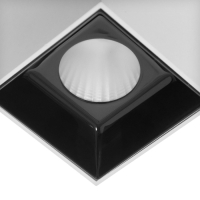 Светильник "Кубик" LED 4000К 10Вт DIM220 белый черный 7,5х7,5х9,5см Светильник "Кубик" LED 4000К 10Вт DIM220 белый черный 7,5х7,5х9,5см