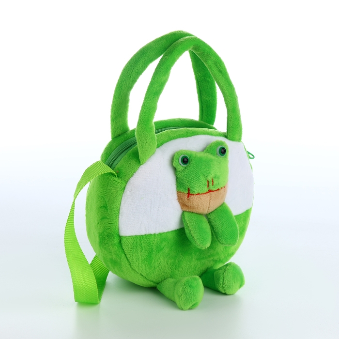 Сумка детская на молнии &laquo;Выбражулька&raquo;, цвет зелёный