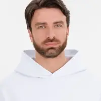 Худи оверсайз унисекс Outshine, белое, размер XL/2XL Худи оверсайз унисекс Outshine, белое, размер XL/2XL