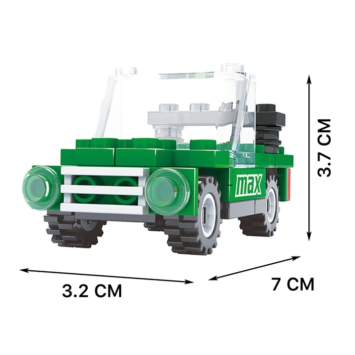 Конструктор &laquo;Машина&raquo;, 50 деталей