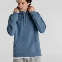 Толстовка с капюшоном унисекс King, серо-синяя, размер 3XL Толстовка с капюшоном унисекс King, серо-синяя, размер 3XL