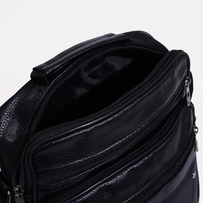 Сумка мужская, цвет чёрный