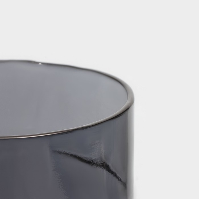 Банка стеклянная с ручкой, крышкой и трубочкой Magistro &laquo;Эко&raquo;, 620 мл, цвет чёрный