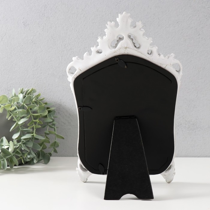 Фоторамка полистоун 13х18 см Фоторамка полистоун 13х18 см "Эсмеральда" серая 17х27 см