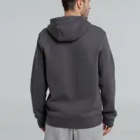 Толстовка на молнии с капюшоном унисекс King, темно-серая, размер 3XL