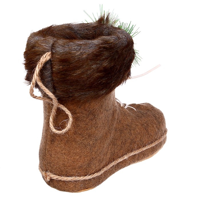 Конфетница &laquo;Сапожок&raquo;, на шнурках