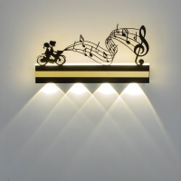 Бра "Песня" LED 4000К 12Вт черный 38х20х4см Бра "Песня" LED 4000К 12Вт черный 38х20х4см