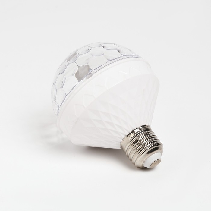 Световой прибор &laquo;Диско-шар&raquo; 8.5 см, Е27, свечение RGB