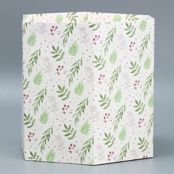 Пакет подарочный, упаковка, &laquo;Шестигранник&raquo;, 26.5 х 23 х 25 см