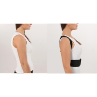 Массажёр - фиксатор для осанки, на липучках, размер S, картонная коробка, цвет чёрный Массажёр - фиксатор для осанки, на липучках, размер S, картонная коробка, цвет чёрный