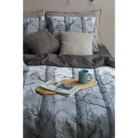 Постельное бельё "Этель" 2 сп Лес 175х215 см, 200х220 см, 70х70 см -2 шт, бязь