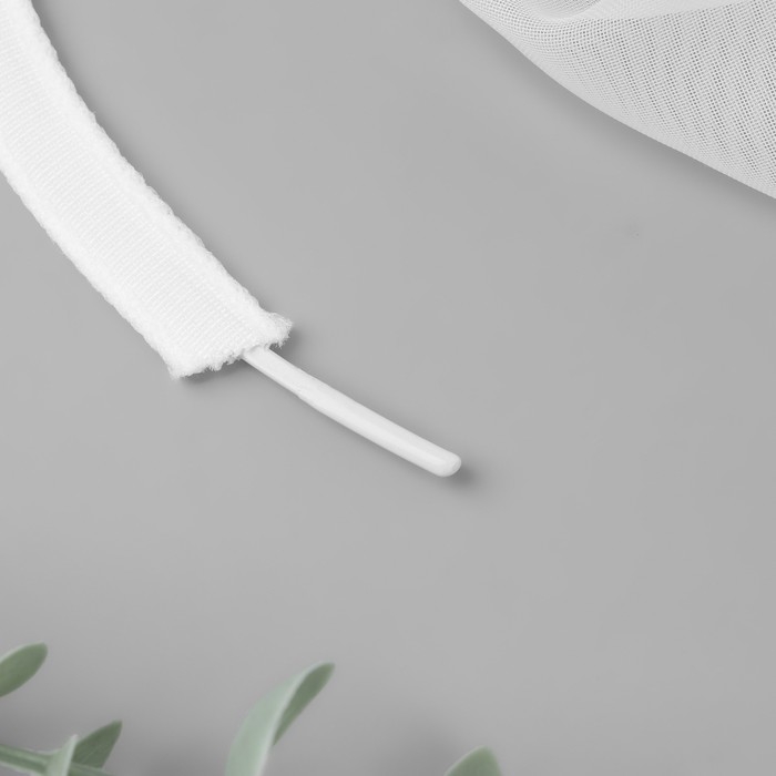 Лента тоннельная, бесшовная, 10 мм, 10 &plusmn; 0,5 м, цвет белый