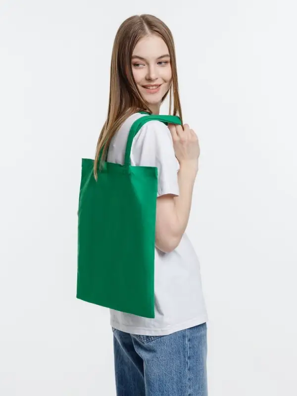 Холщовая сумка Neat 140, зеленая Холщовая сумка Neat 140, зеленая