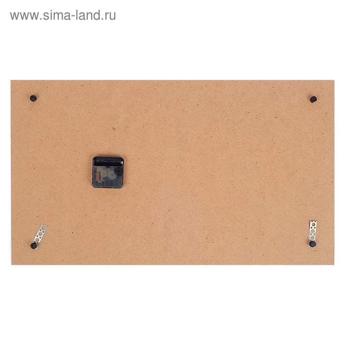 Часы-картина настенные, серия: Город, "Бруклинский Мост. Ночной Нью-Йорк", 35х60  см