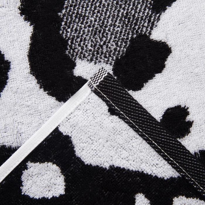 Полотенце махровое Этель ЧБ &laquo;Снежный барс&raquo;, пестроткань, 30х60 см