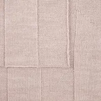 Плед Rombus, бежевый меланж