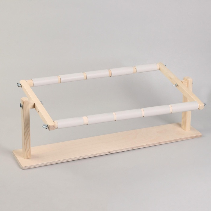 Пяльцы-рамка для вышивания, 30 &times; 50 см, с подставкой, цвет светлое дерево