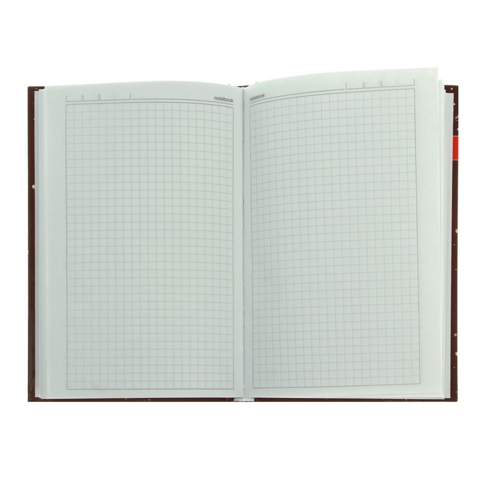 Блокнот-престиж А5, 160 листов Coffe time, твёрдая обложка, блок 55 г/м2