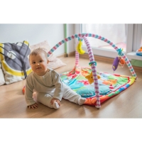 Развивающий коврик с дугами &laquo;Слоник и друзья&raquo;, 5 элем. с музыкой, Крошка Я