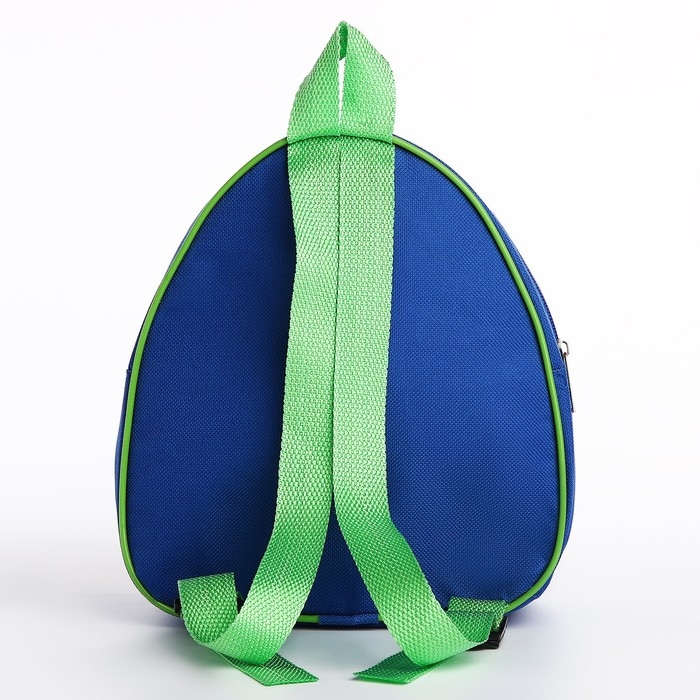 Рюкзак детский для мальчика «Динозаврики», 23 х 5 см см, отдел на молнии, цвет синий Рюкзак детский для мальчика «Динозаврики», 23 х 5 см см, отдел на молнии, цвет синий