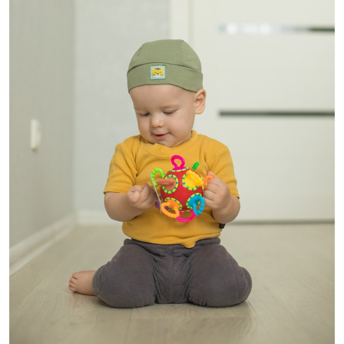 Развивающая игрушка - погремушка, «Шар - трещотка», погремушка, цвет МИКС, Крошка Я Развивающая игрушка - погремушка, «Шар - трещотка», погремушка, цвет МИКС, Крошка Я