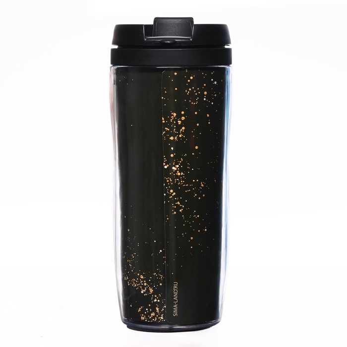 Новый год. Термостакан со вставкой новогодний &laquo;Новый год принесет много удачи&raquo;, 350 мл