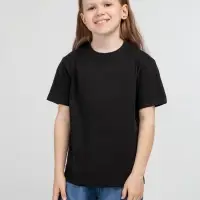 Футболка детская Regent Kids 150 черная, на рост 130-140 см (10 лет)