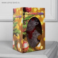 Светодиодная фигура &laquo;Оленёнок&raquo; 7 &times; 25 &times; 7 см, акрил, 10 LED, батарейки ААх2 (не в комплекте), свечение белое