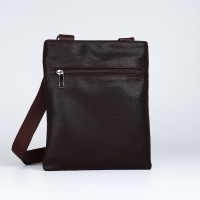 Сумка мужская через плечо TEXTURA, искусственная кожа, цвет коричневый