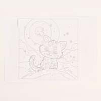 Картина по номерам &laquo;Котёнок&raquo;, 20 &times; 20, на холсте, с подрамником