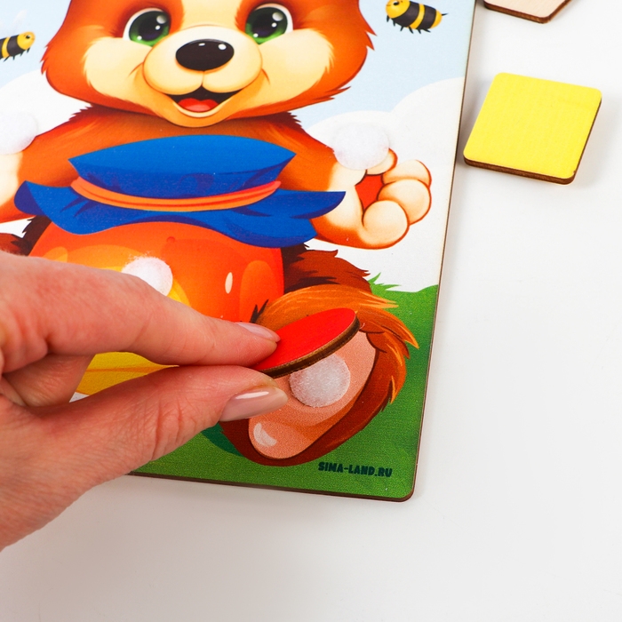 Головоломка &laquo;Учим формы и цвета вместе с медвежонком&raquo;