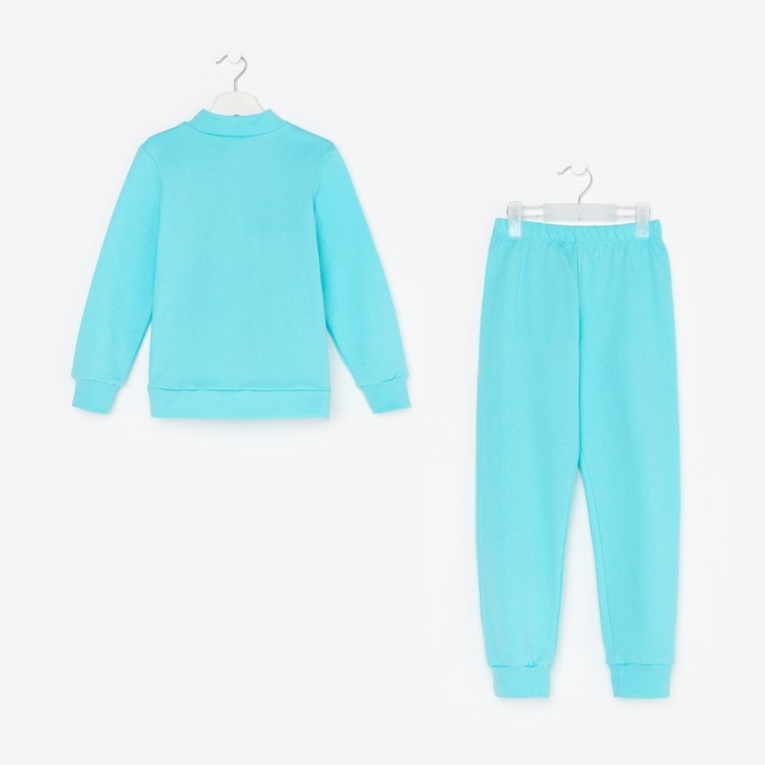 Костюм (джемпер, брюки) детский НАЧЁС, цвет бирюзовый, рост 110 см Костюм (джемпер, брюки) детский НАЧЁС, цвет бирюзовый, рост 110 см